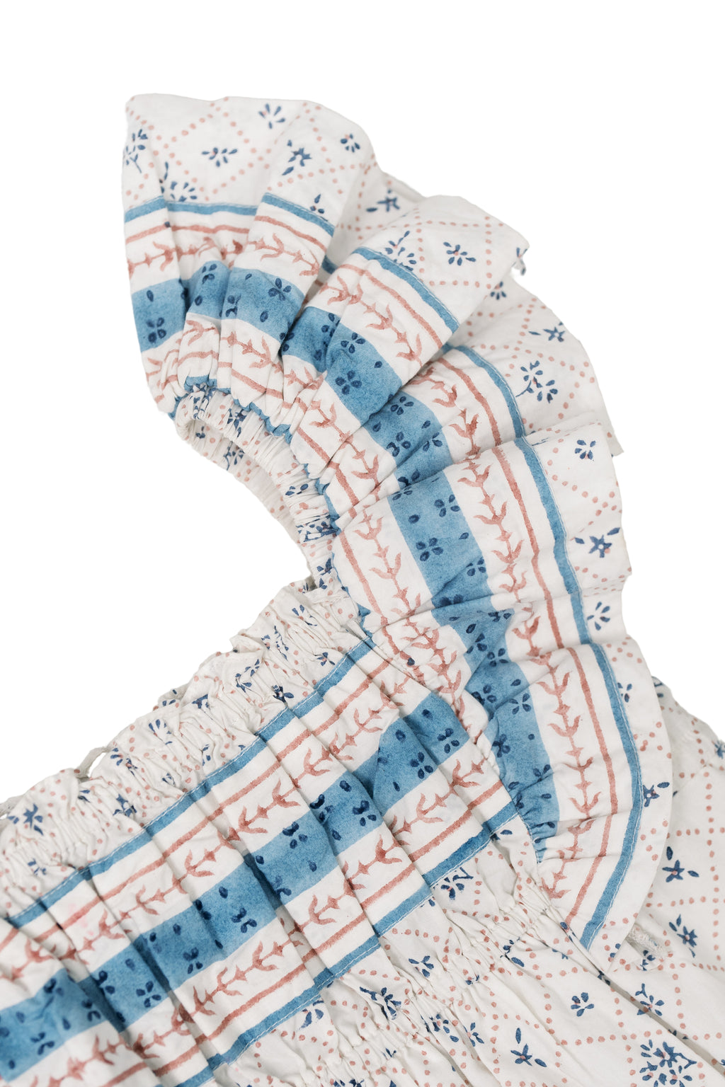 Girls’ Everyday Dress in Blue Floral