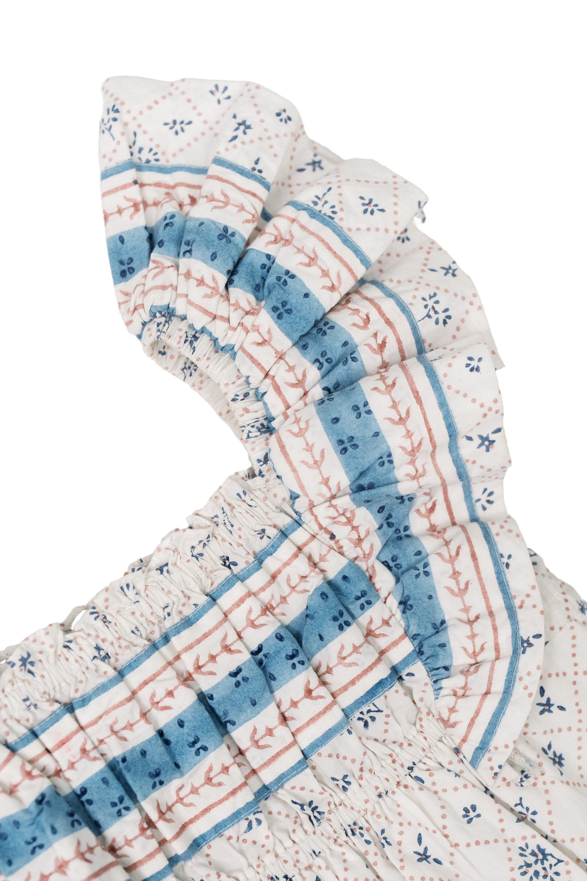 Girls’ Everyday Dress in Blue Floral