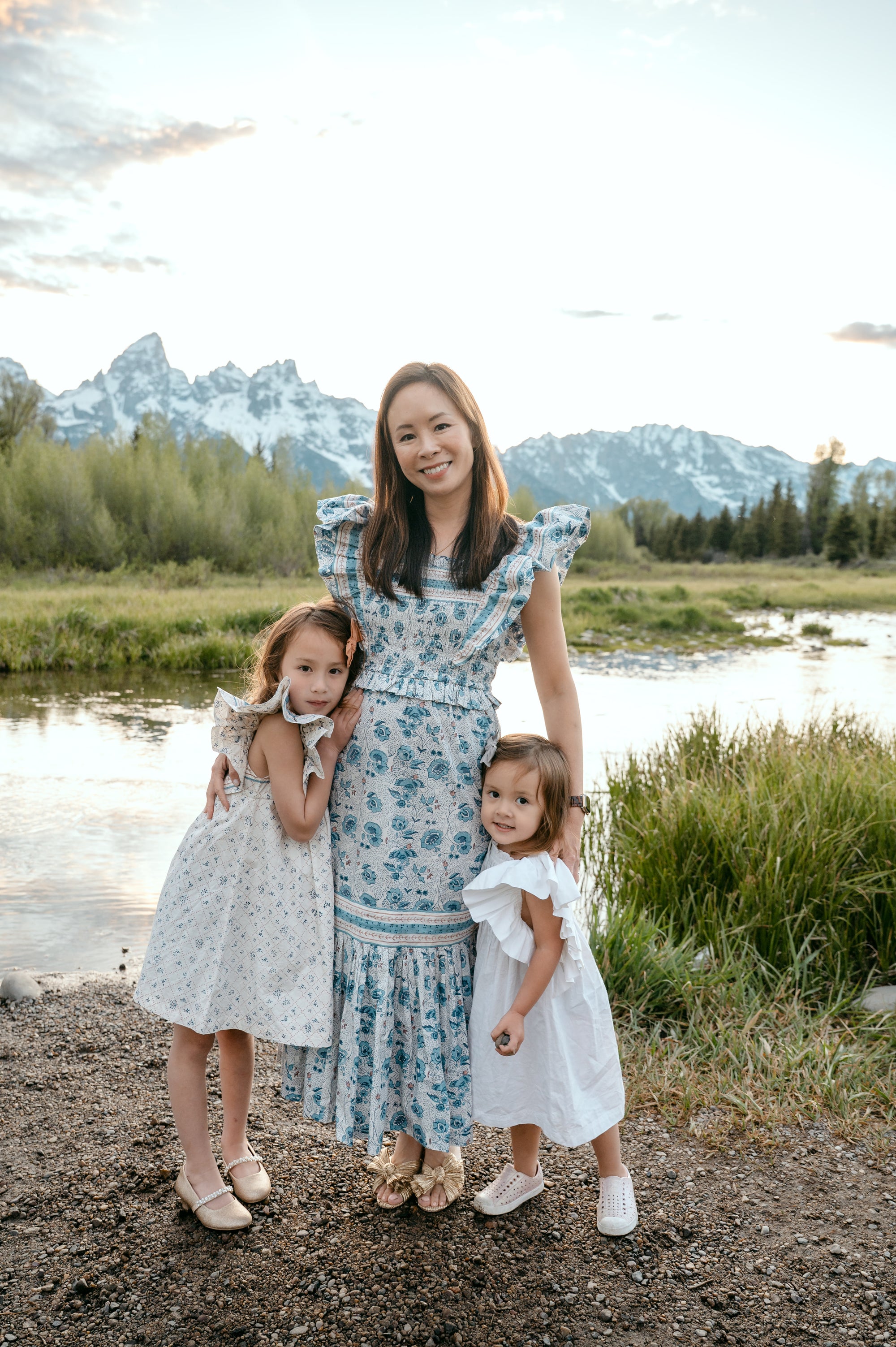 Women’s Everyday Dress in Blue Floral