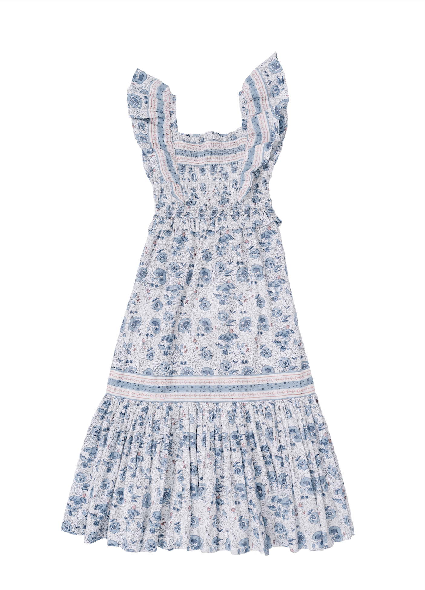 Women’s Everyday Dress in Blue Floral